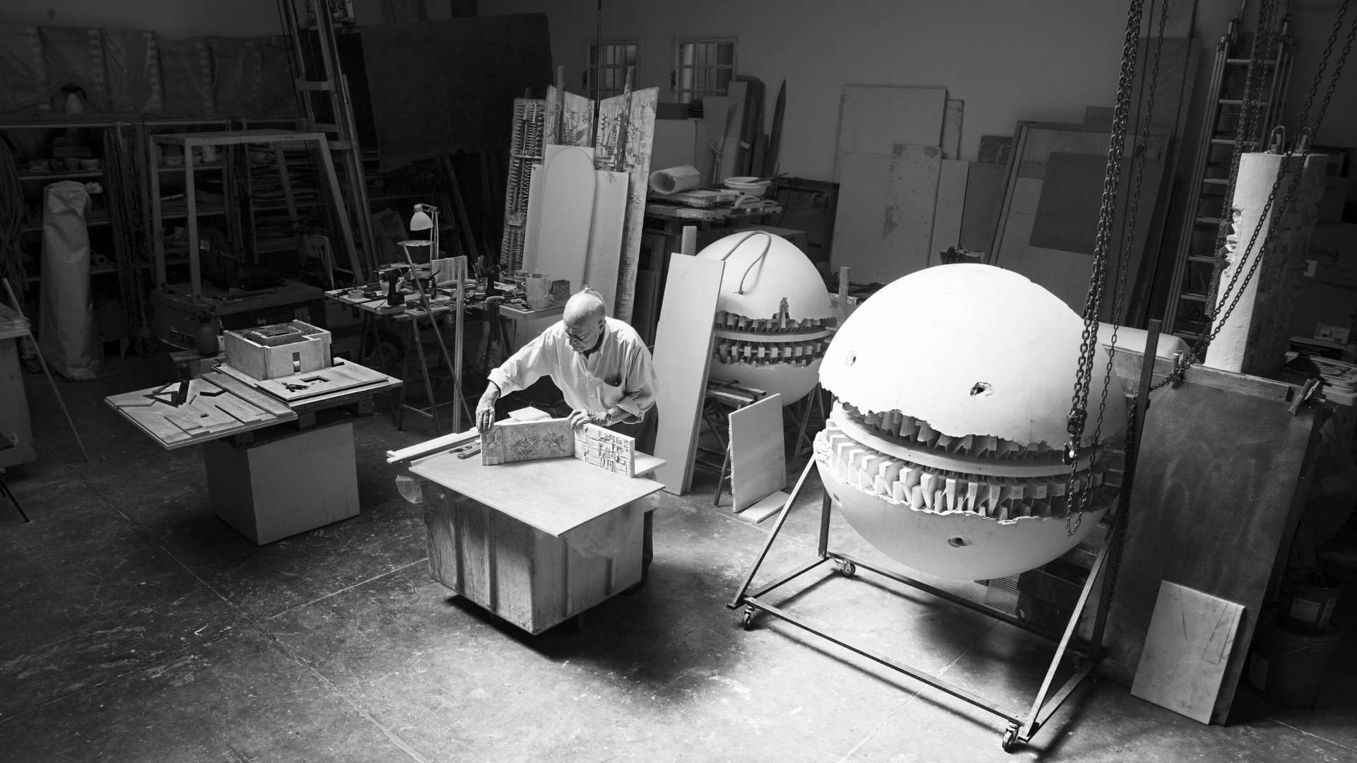 Ritratto Arnaldo Pomodoro, 2014 | Foto: &copy; Nicola Gnesi