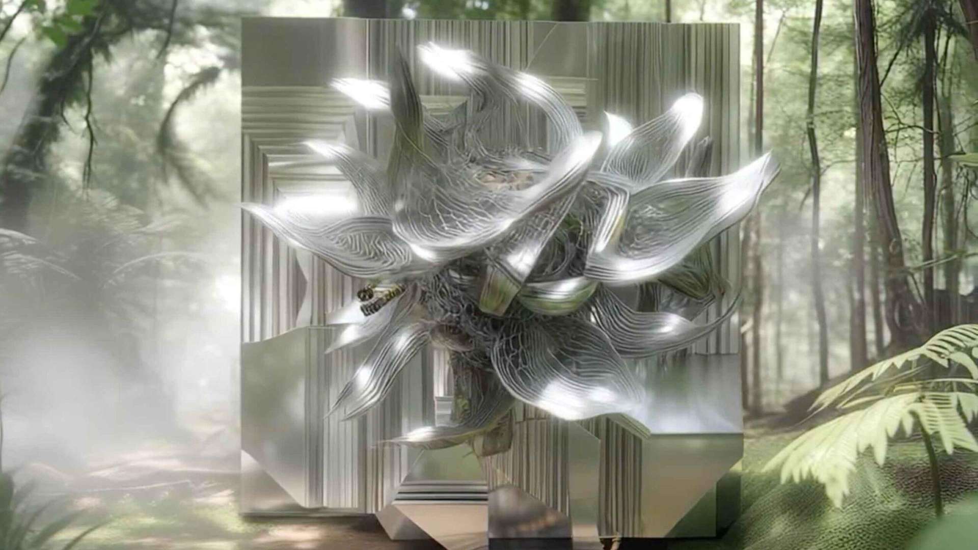Sougwen Chung, Forest Biome, 2025 | Courtesy Palazzo Citterio