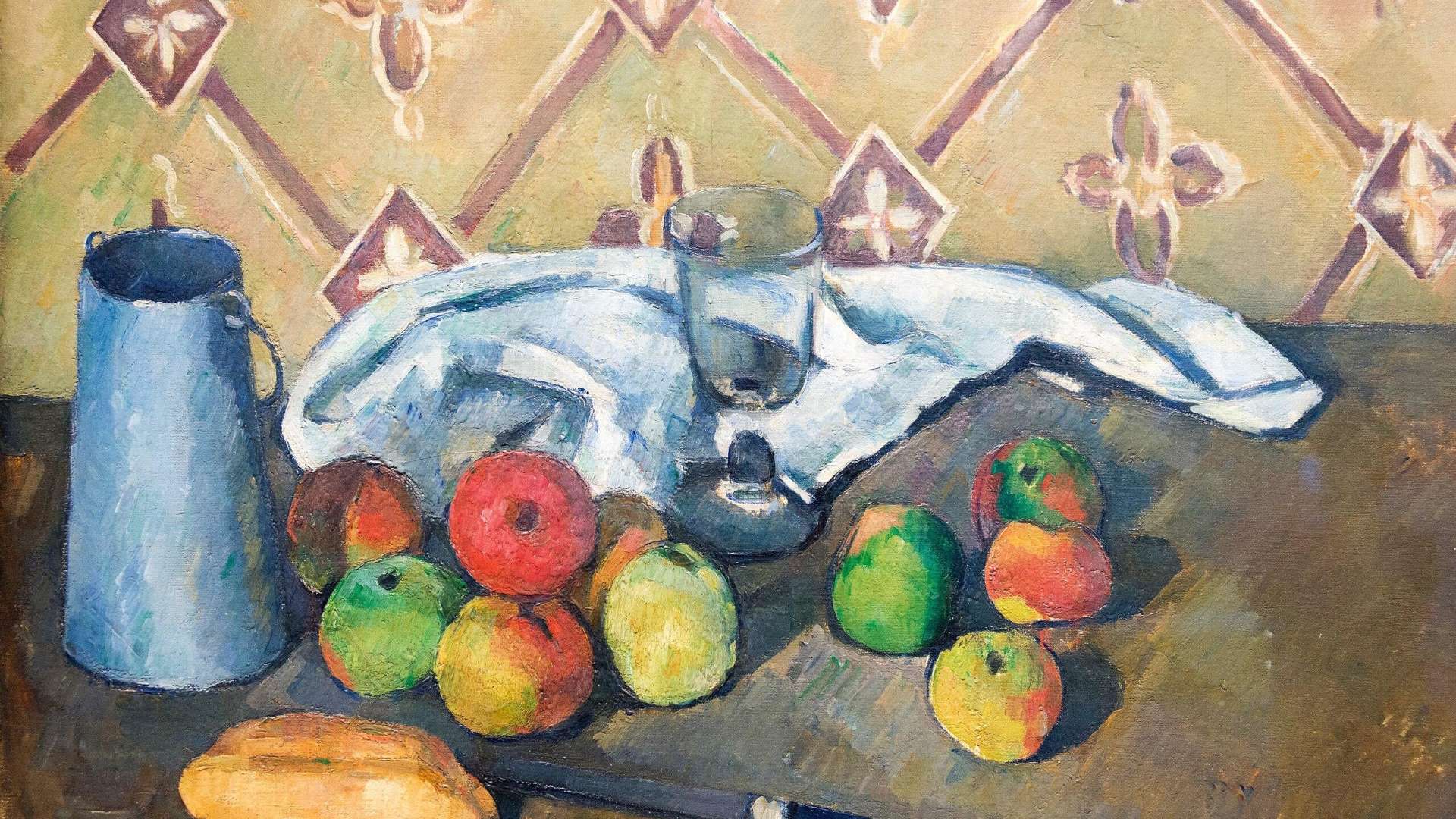 Paul Cezanne, Fruits, serviette et bo&icirc;te &agrave; lait, Around 1880, Mus&eacute;e de l&rsquo;Orangerie | Courtesy &copy; Grand Palais Rmn
