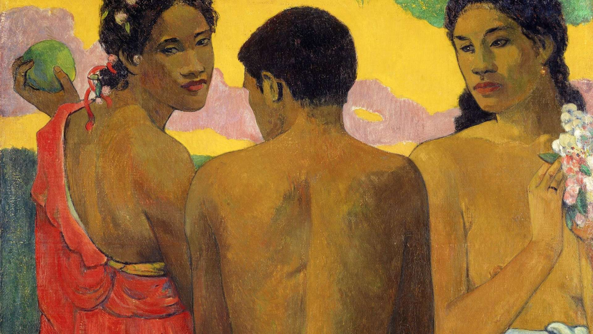 Paul Gauguin, Trois Tahitiens, 1899, National Galleries of Scotland | Courtesy &copy; National Galleries of Scotland, GrandPalaisRmn / Scottish National Gallery Photographic Department