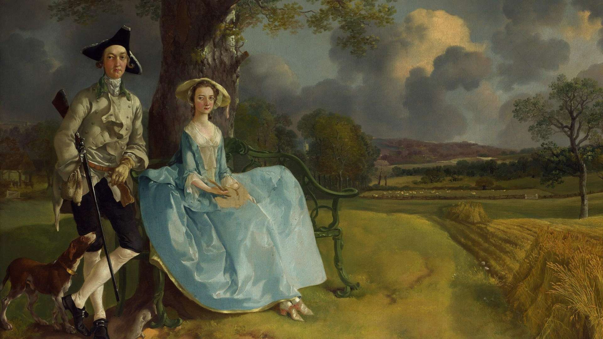 Thomas Gainsborough, Mr and Mrs Andrews, About 1750 | Courtesy The National Gallery, London