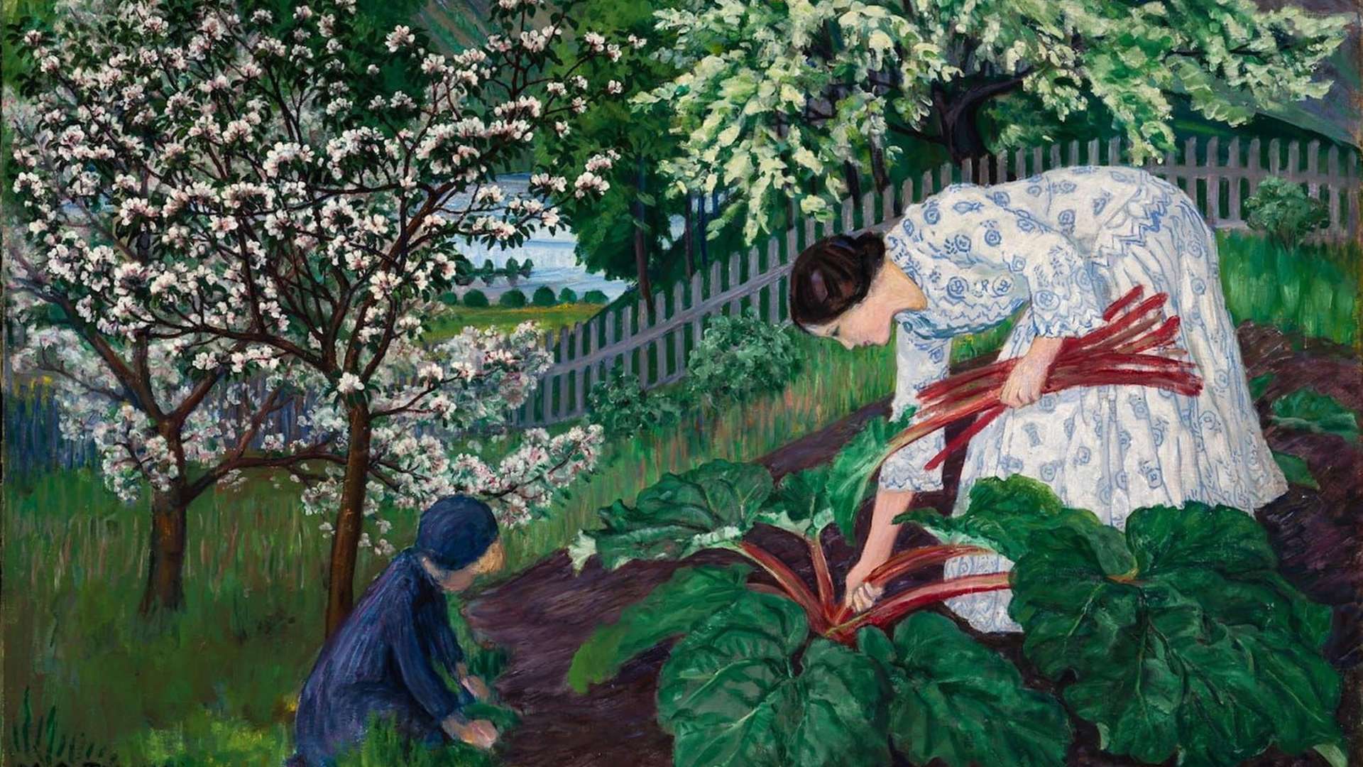 Nikolai Astrup, Rhubarb, 1911-1921, Savings Bank Foundation DNB / KODE Art Museums and Composer Homes, Bergen
