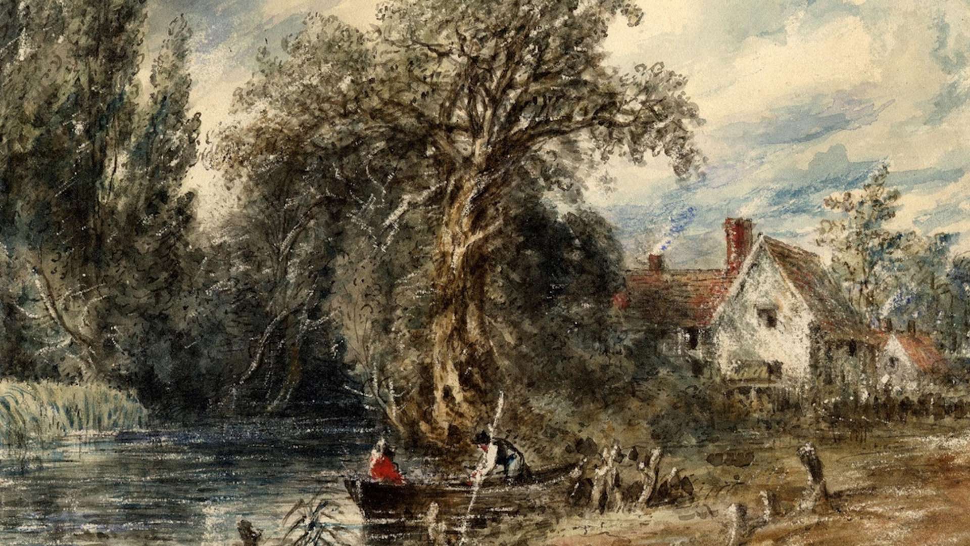 John Constable,&nbsp;Willy Lott's cottage, 1832 | Courtesy &copy; The British Museum, London