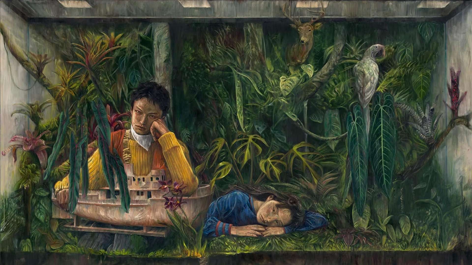 Yang Yifan, The Last Summer Days, Oil on canvas, 200 &times; 300 cm, 2026 | Courtesy Tang Contemporary Art, Beijing