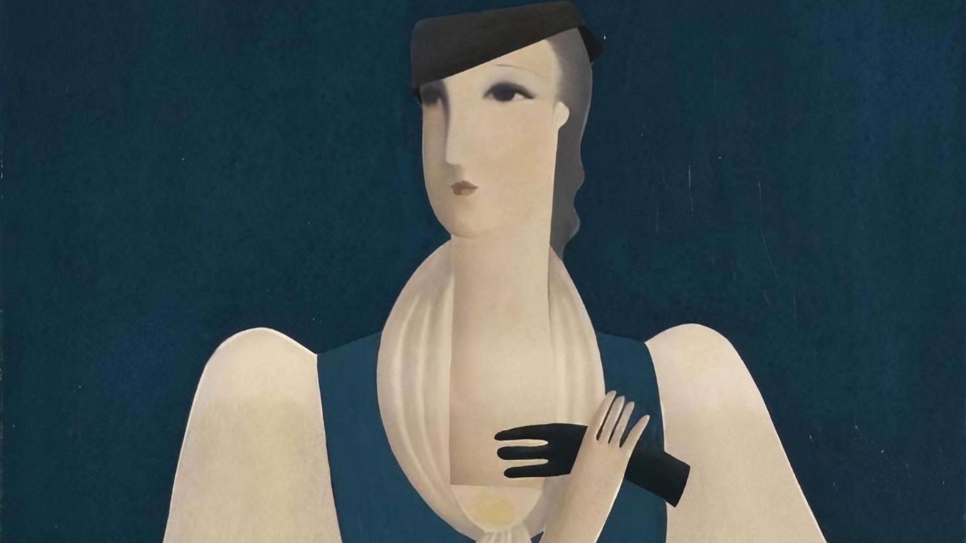Togo Seiji, Black Gloves, 1933 | Courtesy &copy; Sompo Museum of Art