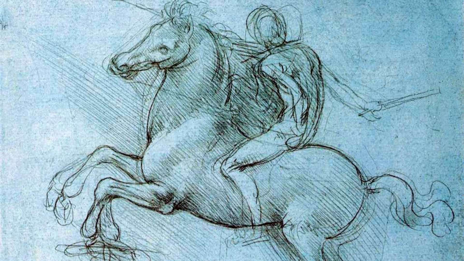 Leonardo Da Vinci Horse Drawings