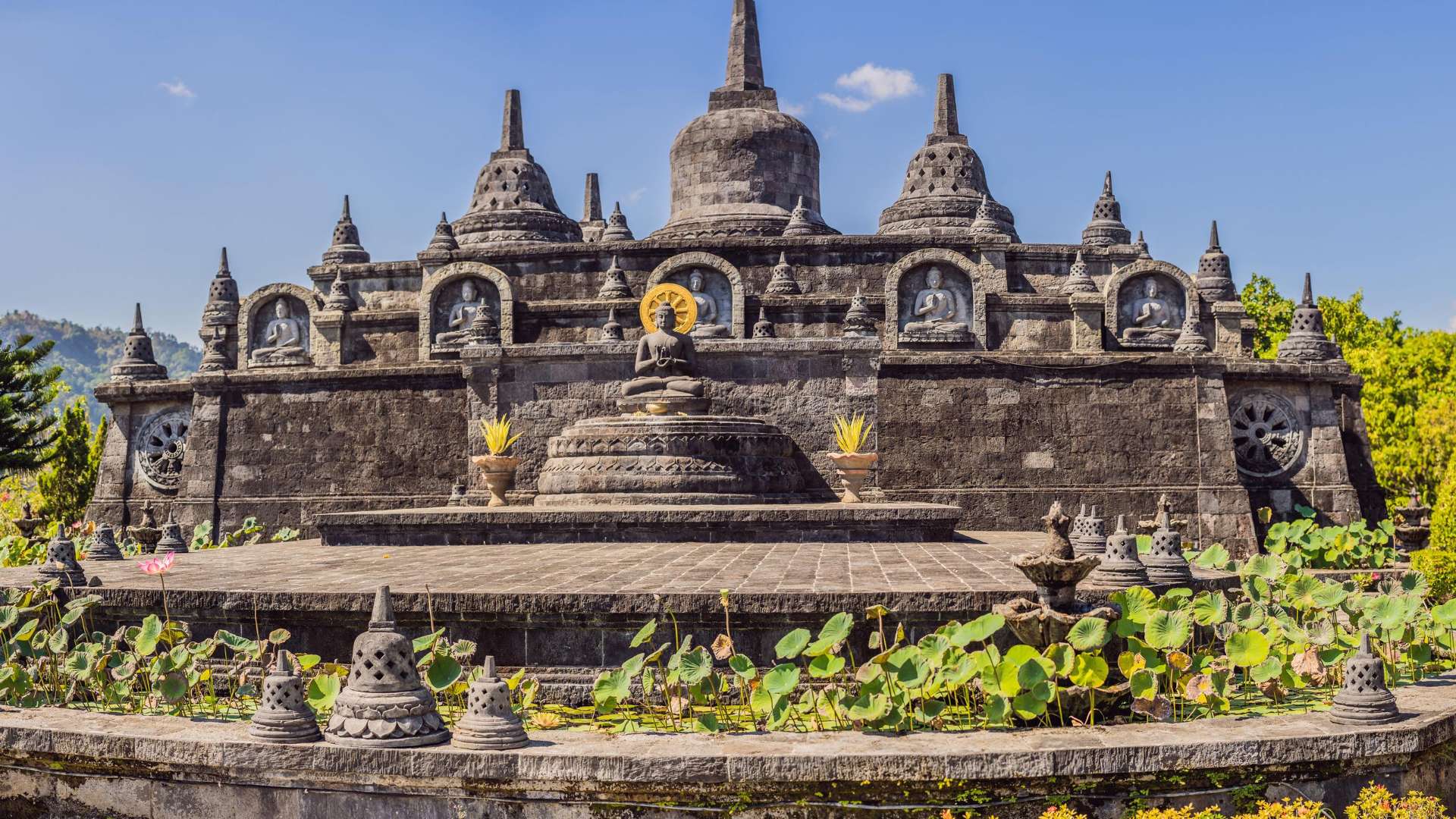 The Buddhist Monastery of Brahma Vihara Arama Bulgari Resort Bali