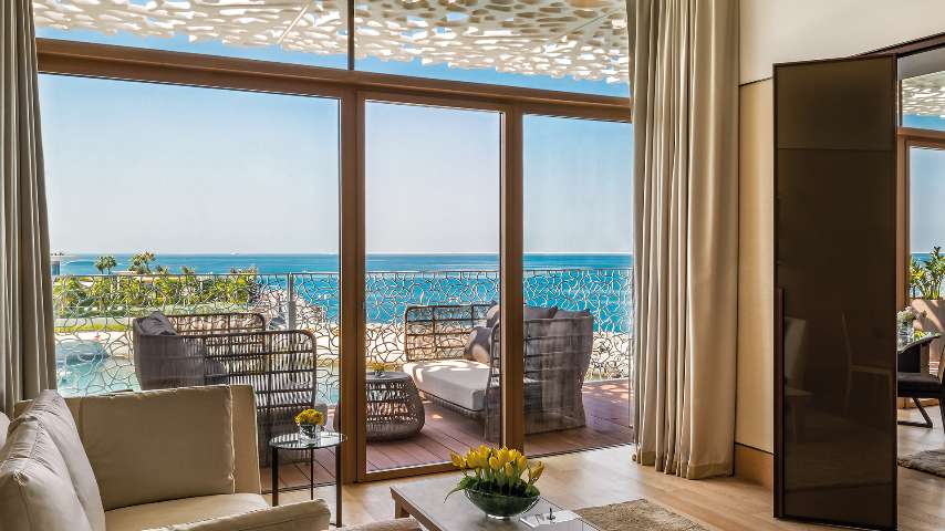 The Bvlgari Resort Dubai - Junior Suite - Livingroom - Ocean View 