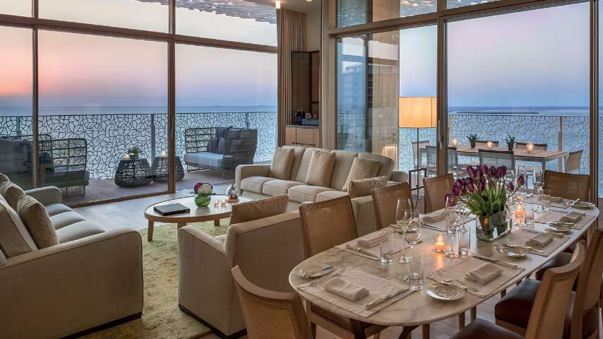 The Bulgari Suite Living Room