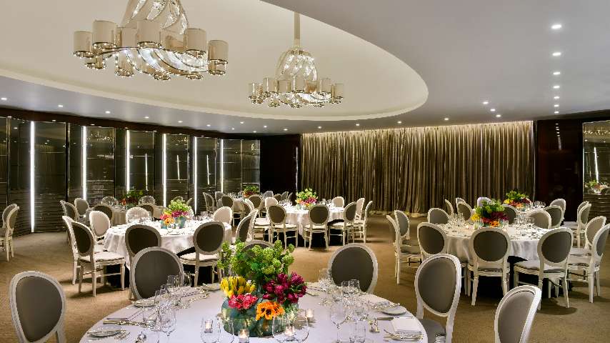 A detail of the Ballroom at The Bvlgari Hotel London