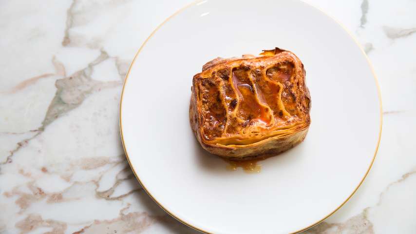 La Lasagna at Il Ristorante-Niko Romito, The Bvlgari Hotel Milano La Lasagna at Il Ristorante-Niko Romito, The Bvlgari Hotel Milano
