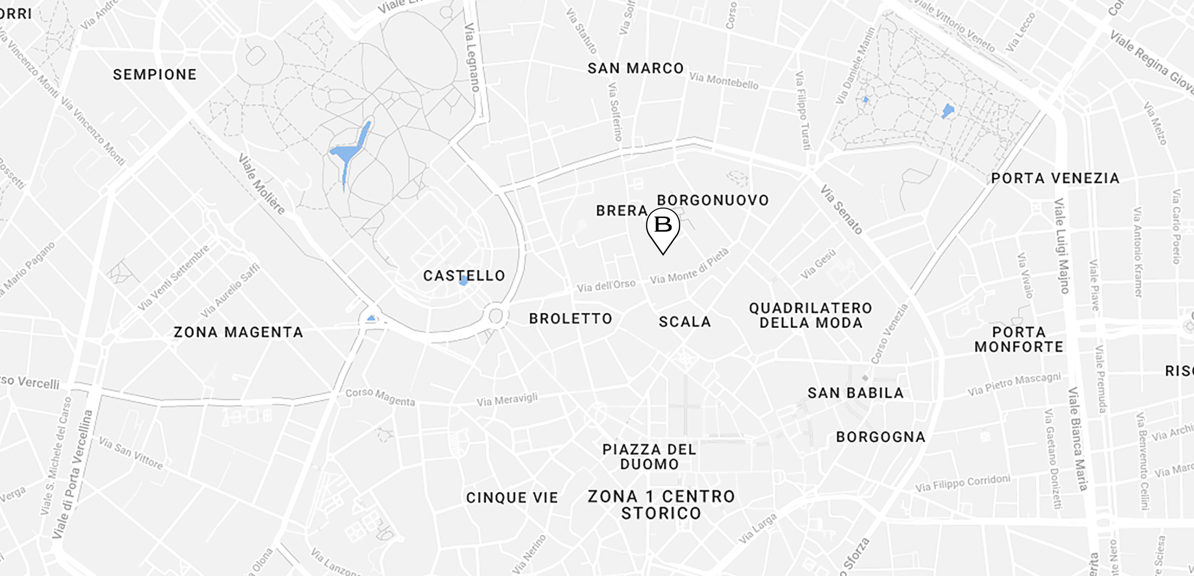 map Milano